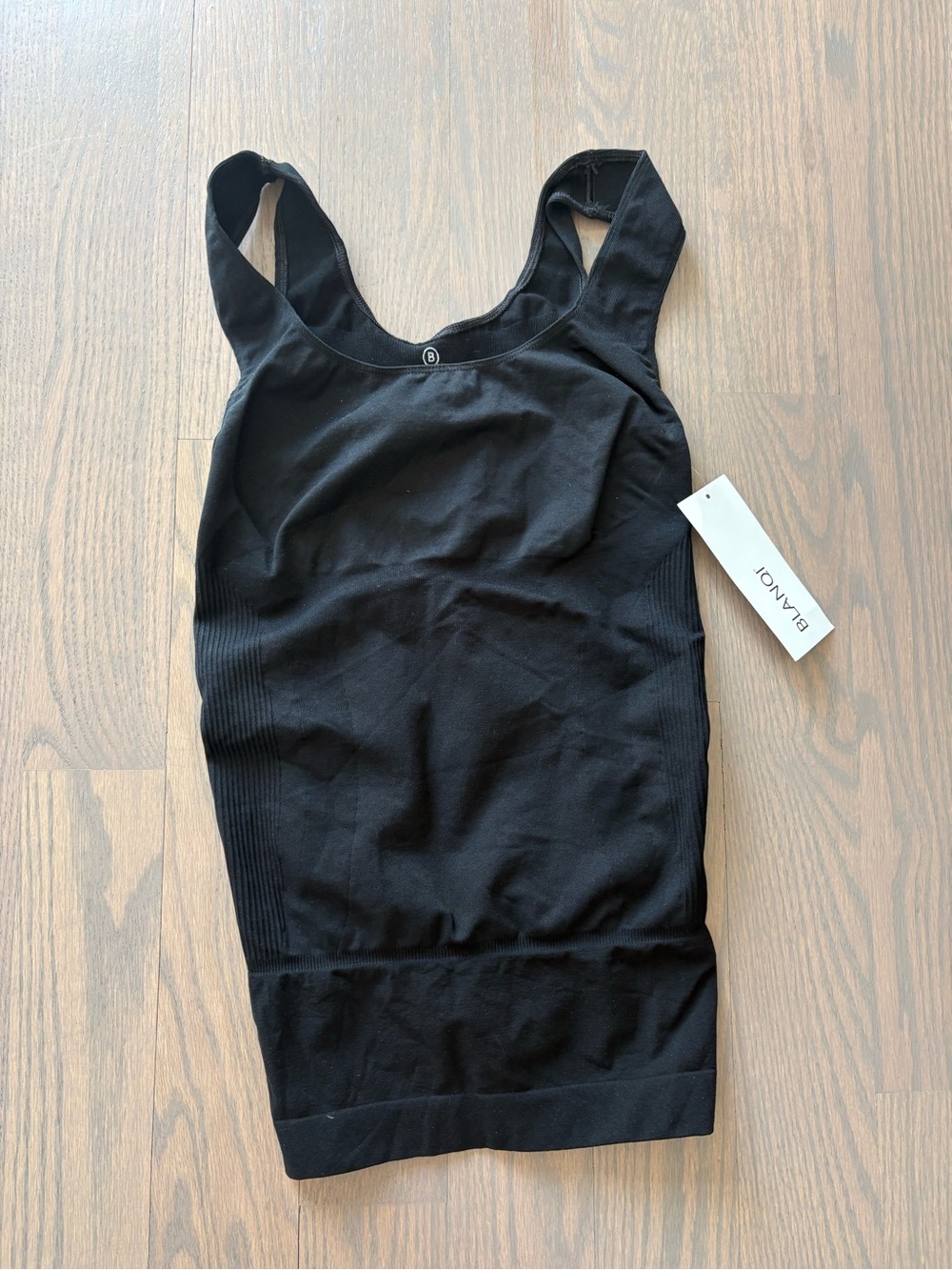 BLANQI Maternity Black Seamless Supportive Tank